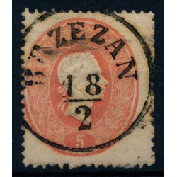 Österreich 1861 5kr, BRZEZAN (Galizien) Mü:12P! Schön!