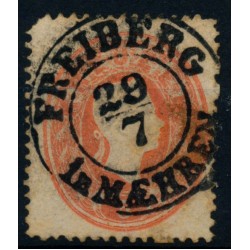 Österreich 1861 5kr, FREIBERG/in MAEHREN