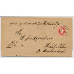 Österreich 18.. 5kr Brief RICHENBURG (B) Kl:20P! Nach KAMENICEK. Schön!