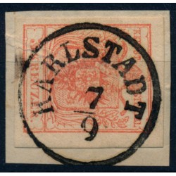 Österreich 1850 3kr, MP, Type III. KARLSTADT (Ks)