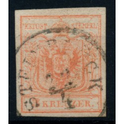 Österreich 1850 3kr, MP, Type III. STEINBRÜCK (St) Mü:50P!