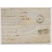 LOMBARDEI-VENETIEN 185. 15C STARK GERIPPTES PAPIER! Brief, VENEZIA