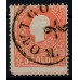 LOMB-VEN 1858 5sld. BLAßROT! DEUTHLICHER ANDREASKREUZ-ANSATZ! ROVIGO VÖB