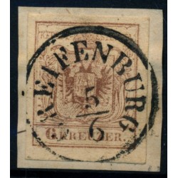 Österreich 1850 6kr, MP, Type III. GREIFENBURG (K) Mü:15P!