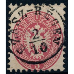 ÖSTERREICH 1864 5kr, SZÁSZ-RÉGEN (Sb) Schön!