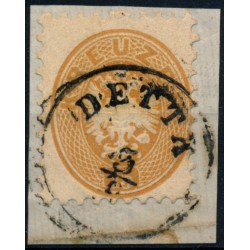 ÖSTERREICH 1864 15kr, DETTA (Tb) Mü:15P! Schön!