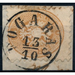 ÖSTERREICH 1864 15kr, WASSERZEICHEN! FOGARAS (Sb) Schön!