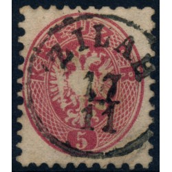 ÖSTERREICH 1864 5kr, ZILAH (Sb) Mü:12P! Schön!