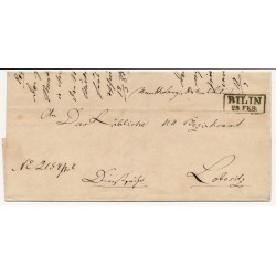 ÖSTERREICH 1861 Brief, BILIN nach LOBOSITZ. Schön!