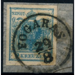 ÖSTERREICH 1850 9kr, HP, Type II. FOGARAS (Sb) Mü:15P! Sehr schön!