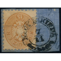 ÖSTERREICH 1864 15kr, NAGY KIKINDA (Tb) Schön!