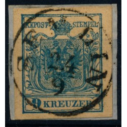 ÖSTERREICH 1850 9kr, MP, Type III. SEMLIN (Bm) Schön!