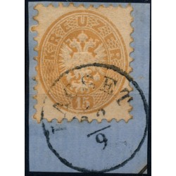 ÖSTERREICH 1864 15kr, FACSET (Tb) Mü:15P! Schön!