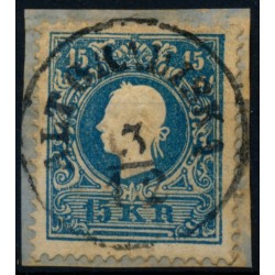 ÖSTERREICH 1858 15kr, Type II. ZENTRIERT! ALT ORSOVA (Bm) Schön!