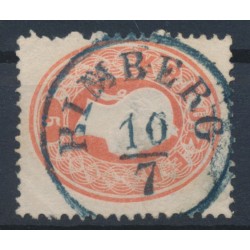 ÖSTERREICH 1861 5kr, BLAUSTEMPEL HIMBERG (Wv) Mü:70P! Schön!