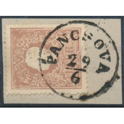 ÖSTERREICH 1858 10kr, Type II. ZENTRIERT! PANCSOVA (Bm) Schön!