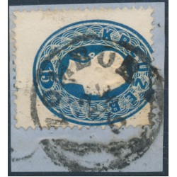 ÖSTERREICH 1861 15kr, EXTREM VERZÄHNT! ZOMBOR (Ws) Sehr schön!