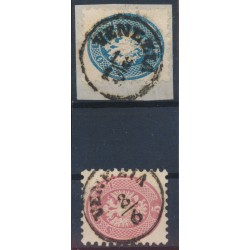 LOMBARDEI-VENETIEN 1864 2Stk.Marke! VENEZIA. Schön!
