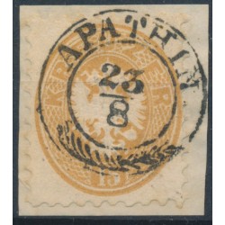 ÖSTERREICH 1864 15kr, APATHIN (Ws) Mü:24P! PRACHTSTÜCK!