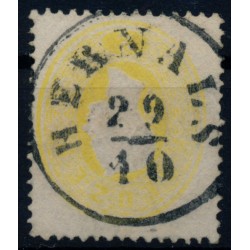 ÖSTERREICH 1861 2Kr, gelb, helle Nuance! HERNALS (Wv) Sehr schön, attraktiv!