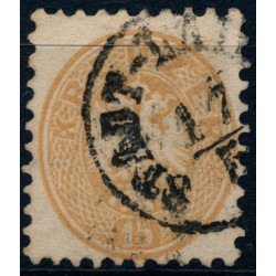 ÖSTERREICH 1864 15Kr, WASSERZEICHEN! STADT-LAIBACH (Kr)