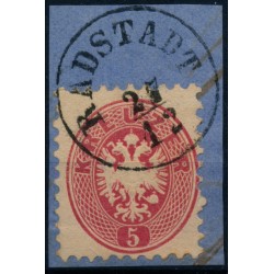 ÖSTERREICH 1864 5Kr, RADSTADT (S) Mü:15P! Schön!
