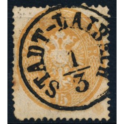 ÖSTERREICH 1863 15kr, Unebenheiten, STADT-LAIBACH (Kr) Attraktiv!