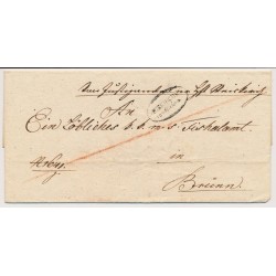 ÖSTERREICH 1820 Brief (schöne Wz) WEISKIRCHEN/in Mährn (M) Mü:120P! Nach BRÜNN.