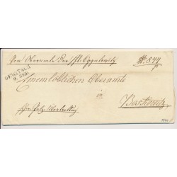 ÖSTERREICH 1844 Brief (Inhalt) GEWITSCH (M) Mü:20P! Nach BOSKOWITZ. Schön!