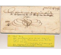 ÖSTERREICH 1705 Brief ,PRAG. Schnörbelbrief!