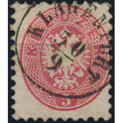 ÖSTERREICH 1864 5kr, KLAGENFURT (K) Attraktiv!