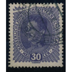 ÖSTERREICH 1917 ANK 224 mit PAPIERRUNZEL! Gestempelt. Interessantes Stück!