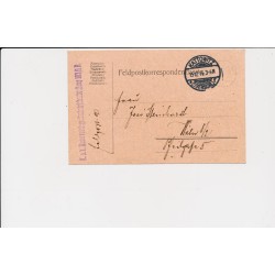 FELDPOST 1914 KARTE, KATTOWITZ nach WIEN. K.u.K.Reservetelegramm….
