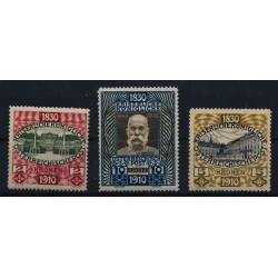 ÖSTERREICH 1910 175-177 3Stk. Spitzenwerte! 80.GEBURSTAG, postf.** Kw:1200,-€