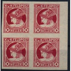 FELDPOST 1916 51U 4-BLOCK! UNGEZÄHNT! Postfrisch ** Kw:60,-€