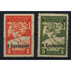 FELDPOST ITALIEN 1918 24-25 kompl. Satz, gestempelt, Kw:80,-€
