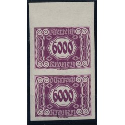 ÖSTERREICH 1922 PORTO ANK 131U PAAR! UNGEZÄHNT! Postfrisch ** Kw:500,-€