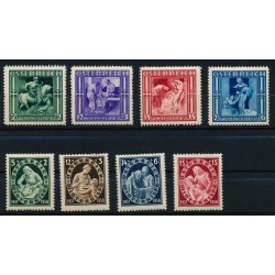 ÖSTERREICH 1936/37 628-631 und 642-645 kompl. Satze, ungebr. * Kw:37,-€