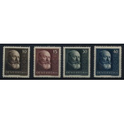 ÖSTERREICH 1928 494-497 DR.MICHAEL HAINISCH, kompl. Satz, ungebr.* Kw:30,-€
