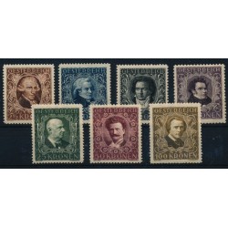 ÖSTERREICH 1922 418-424 KOMPONISTEN, kompl. Satz, postfrisch ** Kw:135,-€