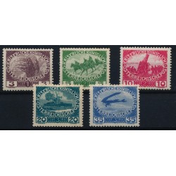 ÖSTERREICH 1915 180-184 KrIEGSBILDER, kompl. Satz, ungebr.* Kw:25,-€