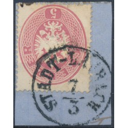 ÖSTERREICH 1863 5kr, STADT-LAIBACH (Kr)
