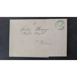 ÖSTERREICH 1877 3Kr hellgrünn, auf ORTSBRIEF mit LEMBERG/LWOW (Galizien) Stempel
