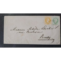 ÖSTERREICH 1873 2+3kr grün, Briefkuvert GALIZIEN! Schön, attraktiv!