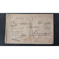 ÖSTERREICH 1872 GELDBRIEF WIEN nach SCHWECHAT FRANCO+LAUT ANGABE Steampeln. ÖSTERREICH 1872 GELDBRIEF WIEN nach SCHWECHAT FRANCO+LAUT ANGABE Steampeln.