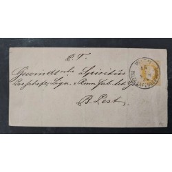 ÖSTERREICH 1884 2kr, Drucksachen-Schleife(Vorderseite!) WIEN nach BUDAPEST. ÖSTERREICH 1884 2kr, Drucksachen-Schleife(Vorderseite!) WIEN nach BUDAPEST.