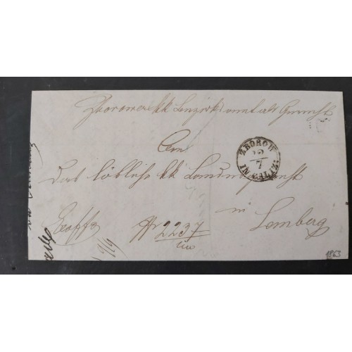 ÖSTERREICH 1863 Brief (Inhalt) ZBOROW/IN GALIZ: (Galizien) nach LEMBERG. Schön! ÖSTERREICH 1863 Brief (Inhalt) ZBOROW/IN GALIZ: (Galizien) nach LEMBERG. Schön!