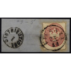 LOMBARDEI-VENETIEN 1863 5sld. Mit VICENZA Stempel+DISTRIBUZIONE/I.