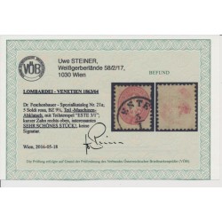 LOMBARDEI-VENETIEN 1864 5sld. TEIL-ABKLATSCH! ESTE. Besonders attraktiv! VÖB! LOMBARDEI-VENETIEN 1864 5sld. TEIL-ABKLATSCH! ESTE. Besonders attraktiv! VÖB!