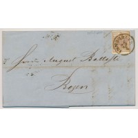 Österreich 1855 6kr Faltbrief, (Inhalt) INNSBRUCK (Tirol) nach Bozen.